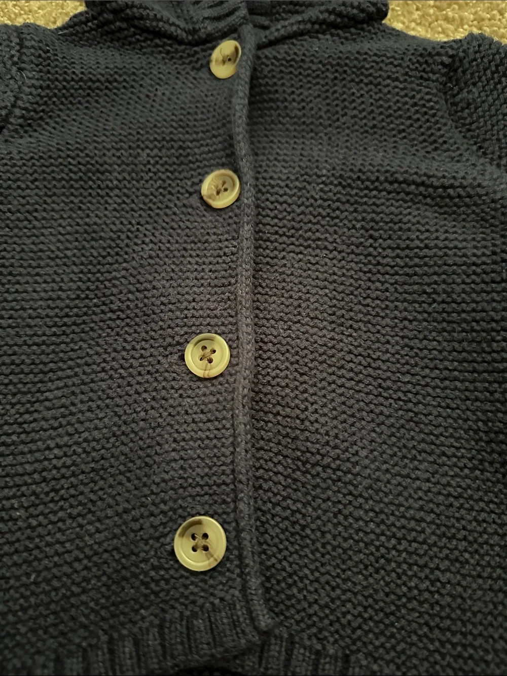 Old Navy Knit Hooded Baby Cardigan Size 3-6 months